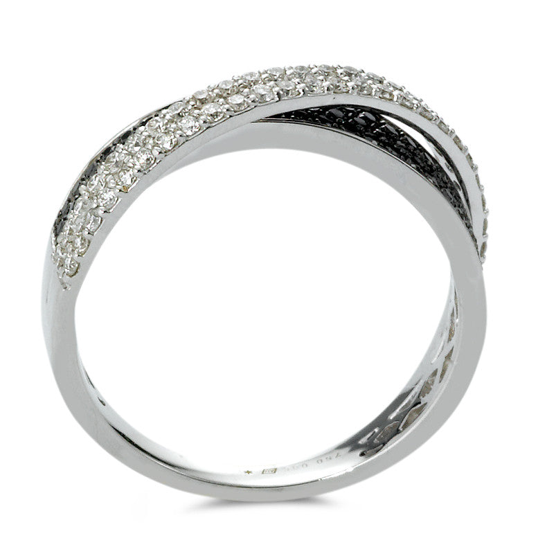 Ring 750/18K witgoud Diamant 0.85 ct, w-si