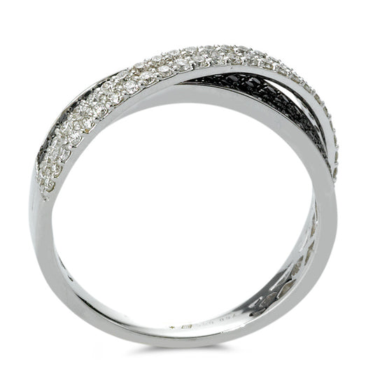 Ring 750/18K witgoud Diamant 0.85 ct, w-si