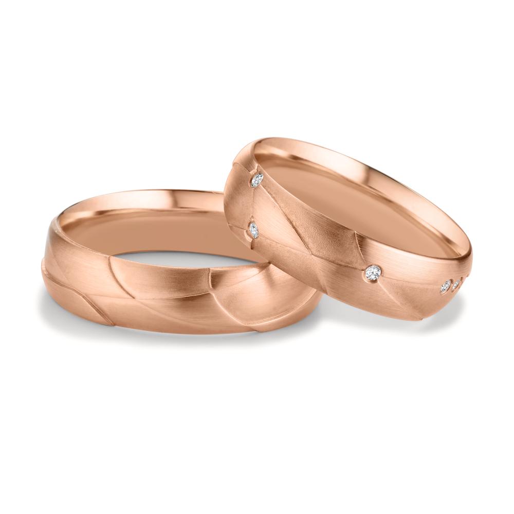 Partnerring 750/18K roségoud