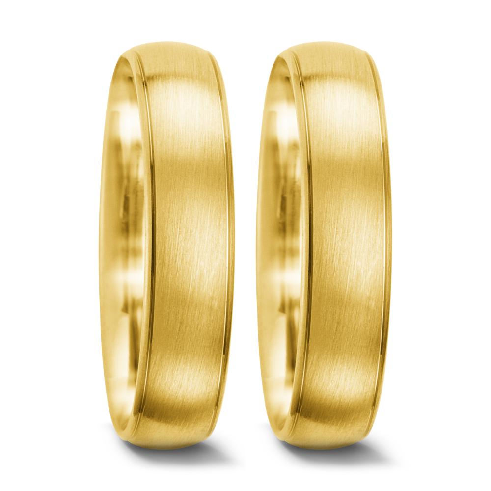 Partnerring 750/18K geel goud