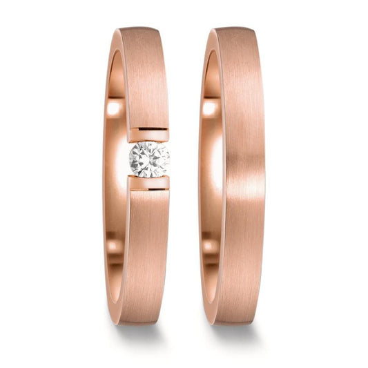 Partnerring 585/14K roségoud