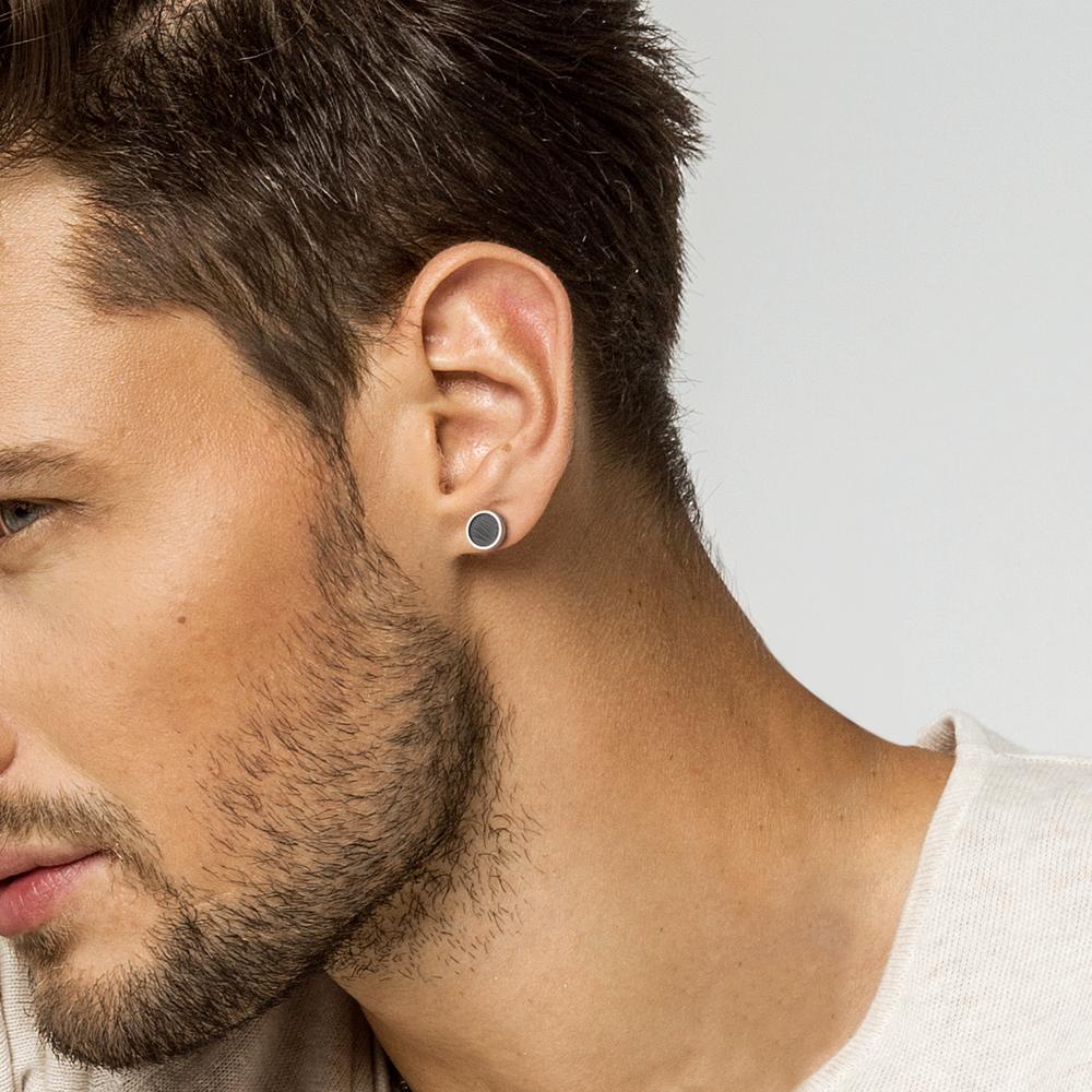 Oorknop 1 stuk Roestvrijstaal IP-gecoat Ø9 mm