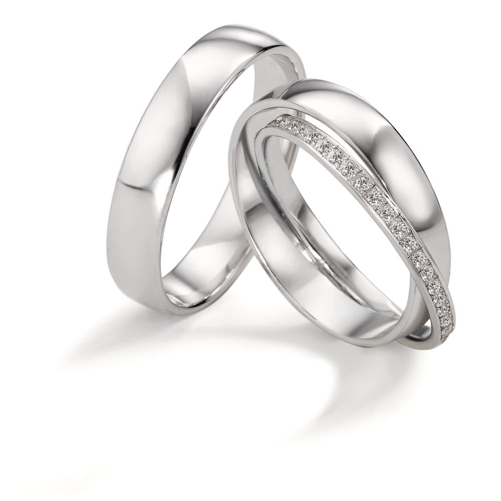 Partnerring 750/18K witgoud