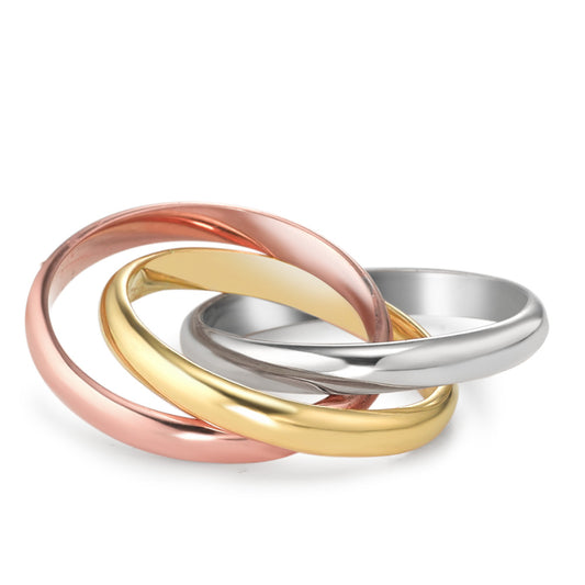 Ring 750/18K geel goud, 750/18K witgoud, 750/18K rood goud