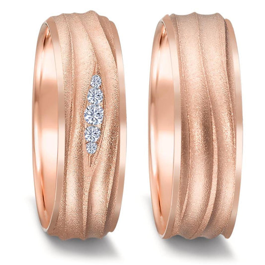 Partnerring 750/18K rood goud