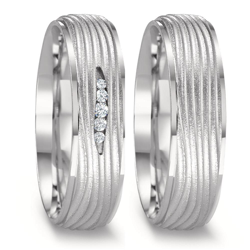 Partnerring 750/18K witgoud