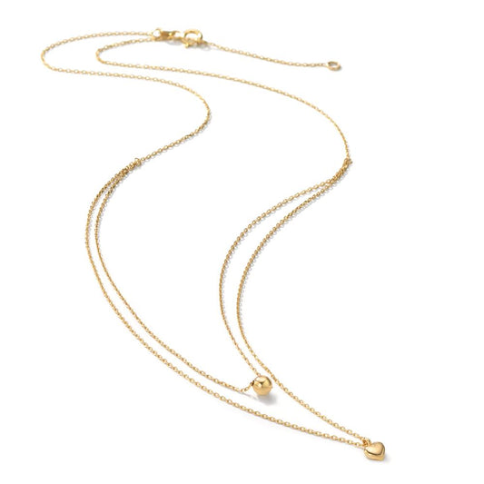 Collier 585/14K geel goud Hart 42-45 cm