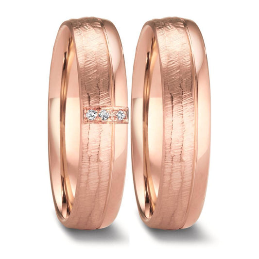 Partnerring 750/18K roségoud
