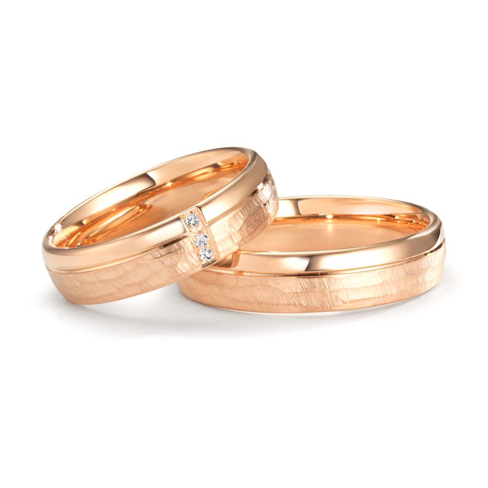 Partnerring 750/18K roségoud