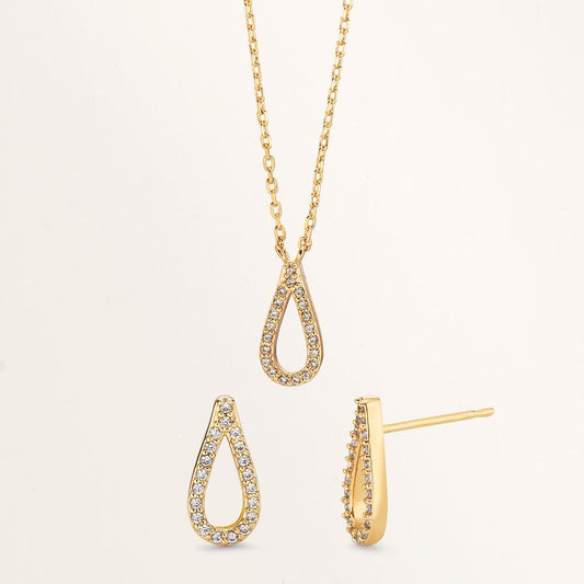 Oorknoppen Brons Verguld