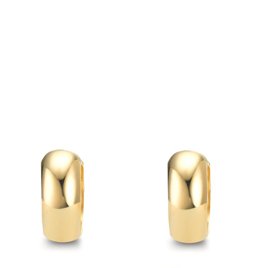 Scharnier oorringen creolen Zilver Geel Verguld