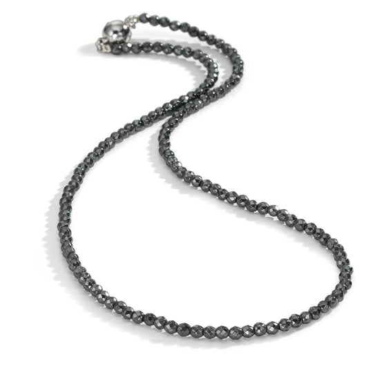 Collier Roestvrijstaal Hematiet 3 mm 42 cm