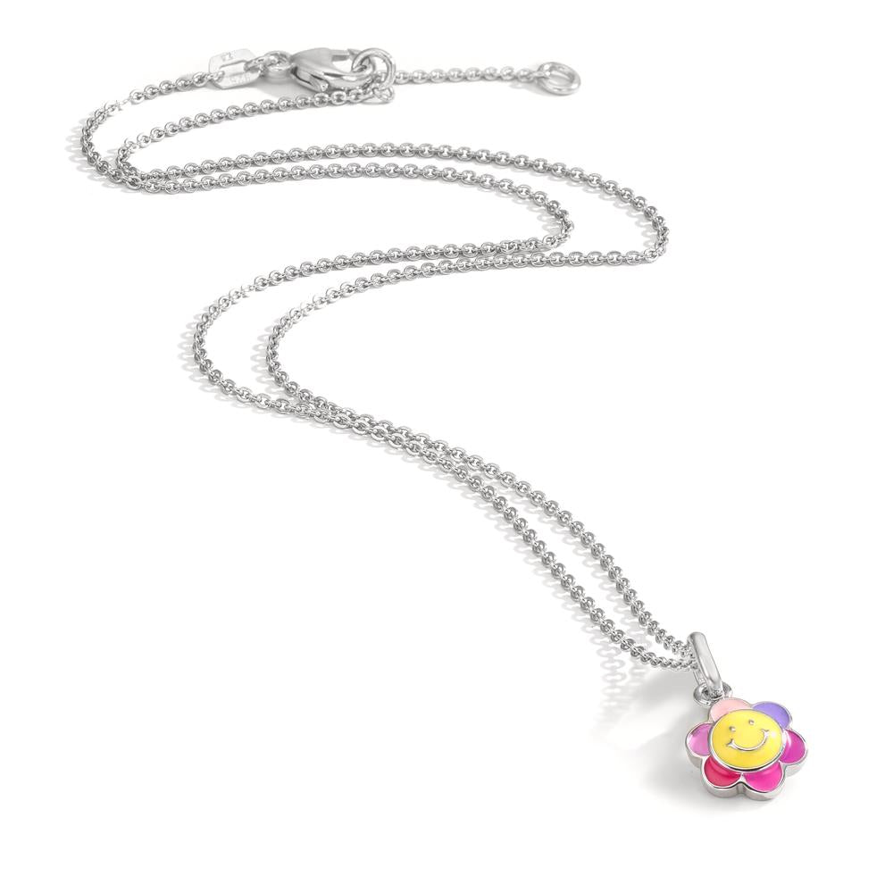 Collier met hanger Zilver Gerhodineerd 36 cm