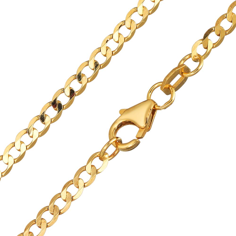 Collier 375/9K geel goud 60 cm
