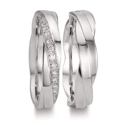 Partnerring 750/18K witgoud