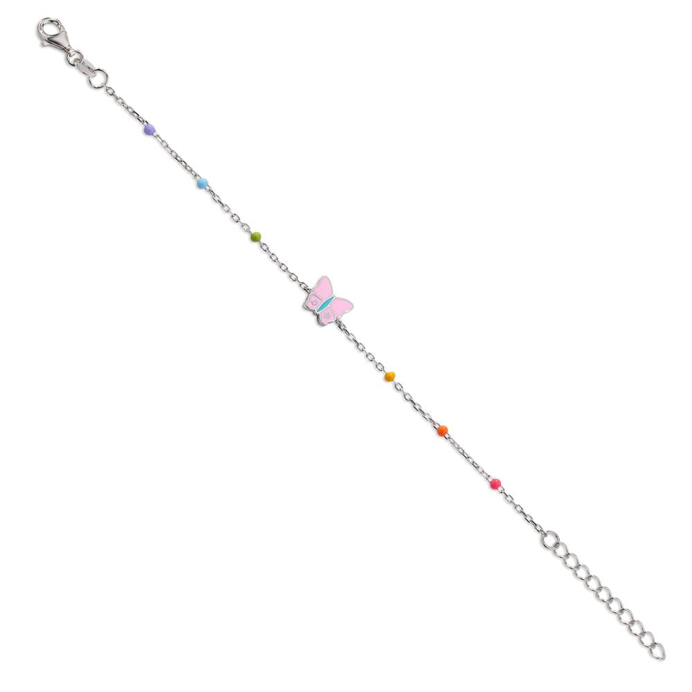 Armband Zilver Gerhodineerd Vlinder 16-19 cm