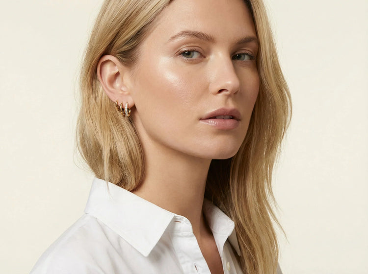 Creolen & Huggies aus Gold und Silber