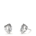 Oorknoppen Zilver Zirkonia 2 Steen Gerhodineerd
