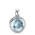 Hanger 750/18K witgoud Topaas 0.14 ct, w-si