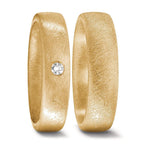 Partnerring 750/18K geel goud