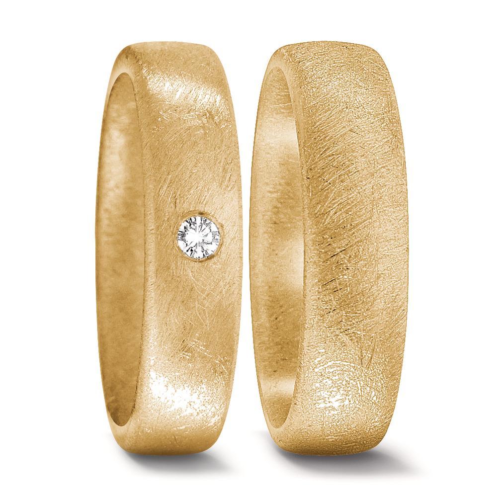 Partnerring 750/18K geel goud