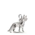 Hanger Zilver Gerhodineerd Hond