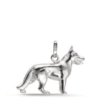 Hanger Zilver Gerhodineerd Hond