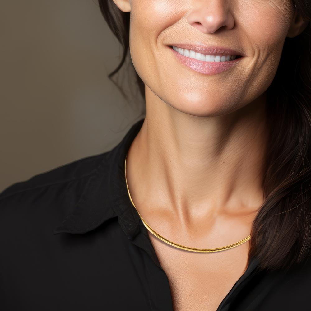 Collier 750/18K geel goud 42 cm