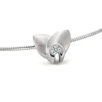 Hanger 750/18K witgoud Diamant 0.12 ct, w-si