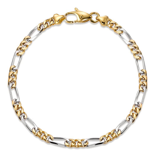 Armband 750/18K geel goud, 750/18K witgoud 19 cm