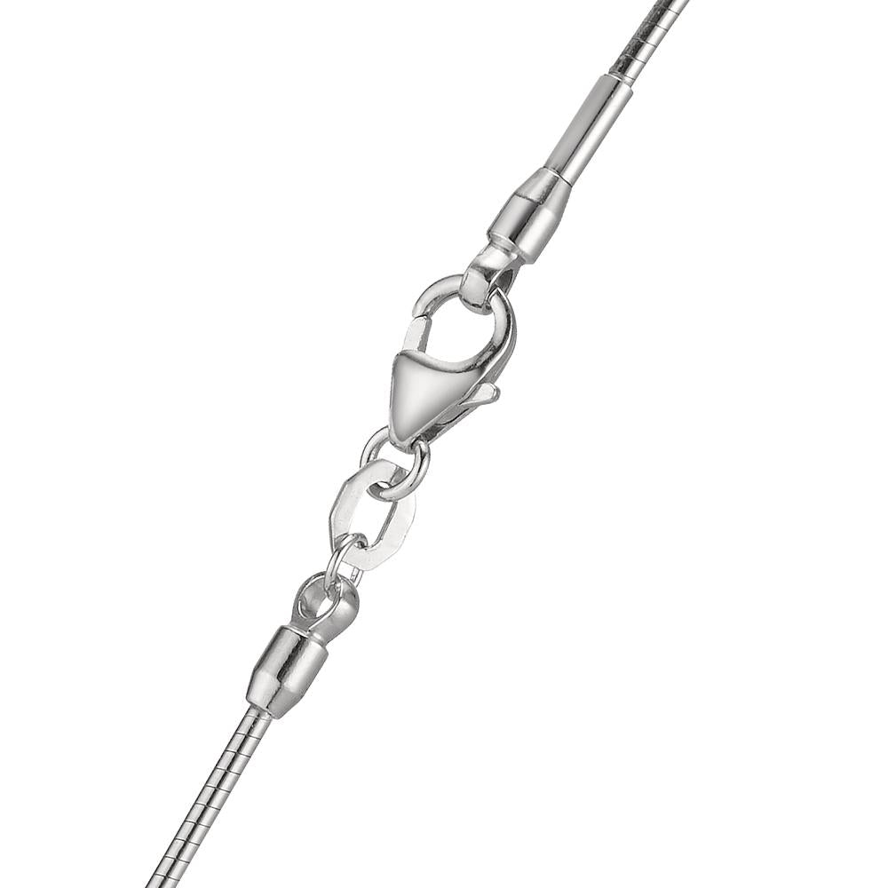 Collier 750/18K witgoud 42 cm