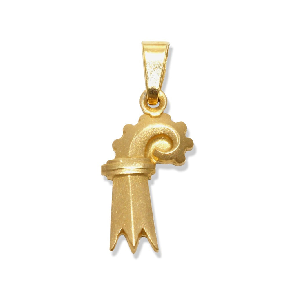 Hanger 750/18K geel goud