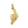 Hanger 750/18K geel goud