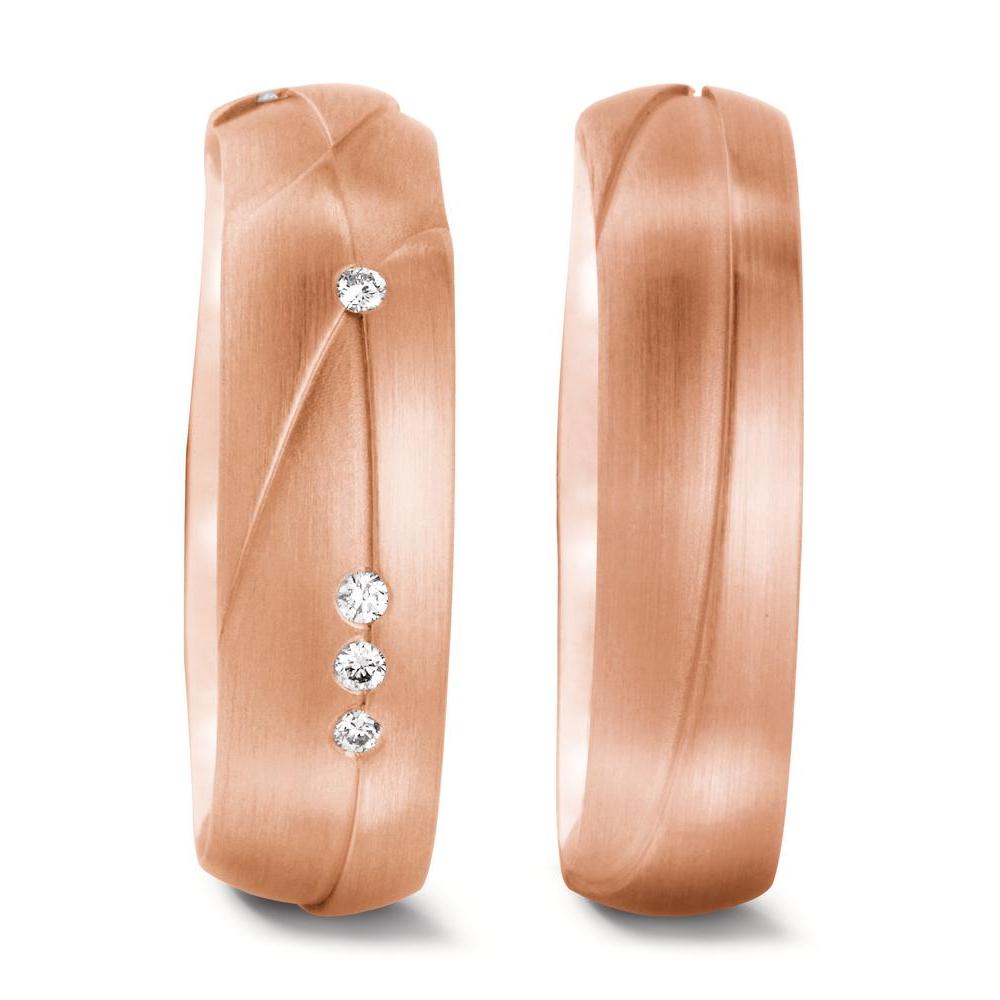 Partnerring 750/18K roségoud