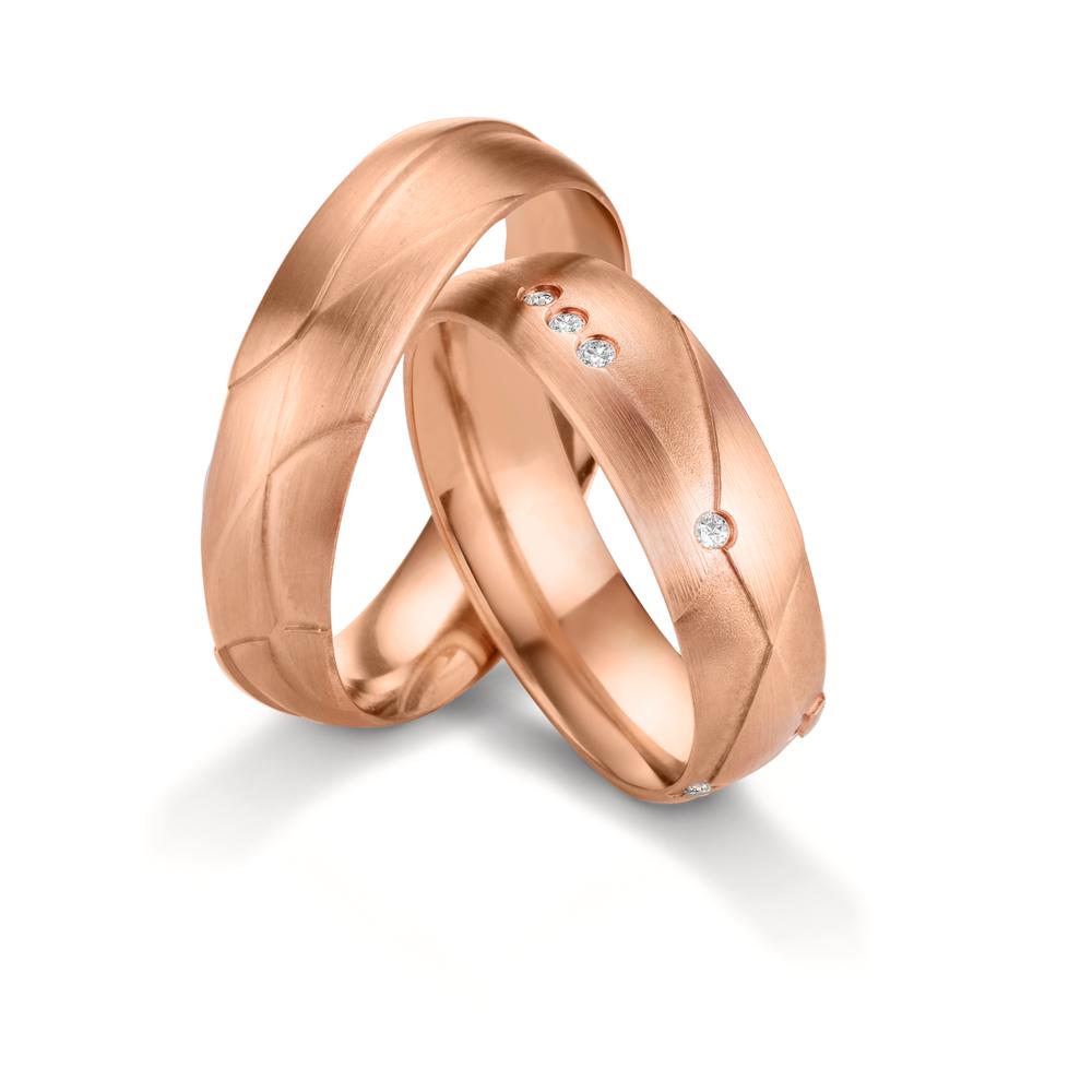 Partnerring 750/18K roségoud