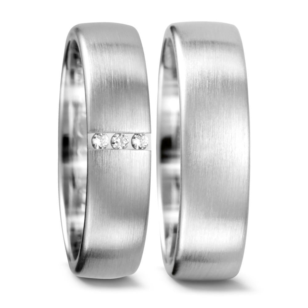 Partnerring 750/18K witgoud