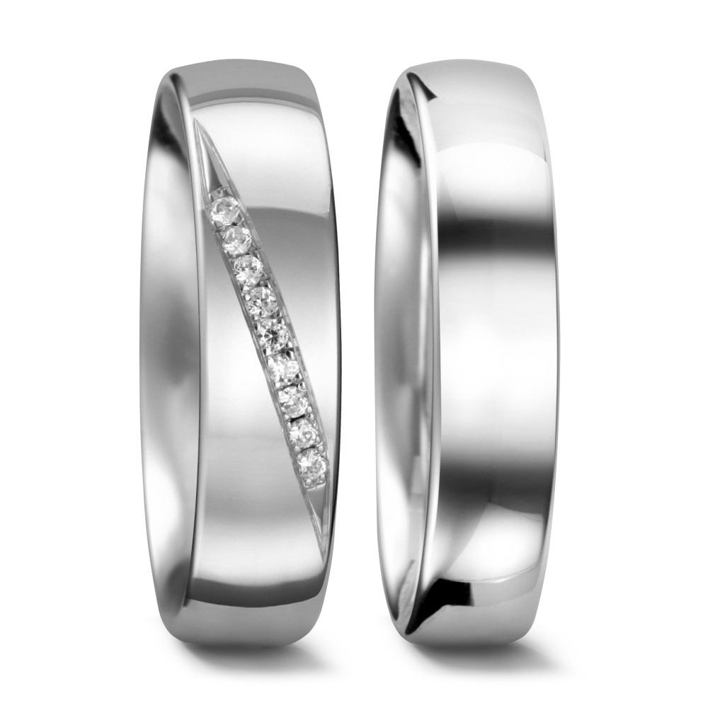 Partnerring 750/18K witgoud