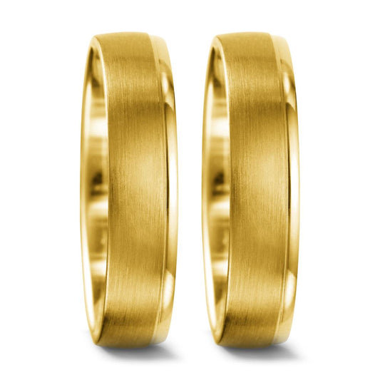 Partnerring 750/18K geel goud