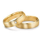 Partnerring 750/18K geel goud