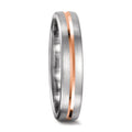 Partnerring 750/18K witgoud, 750/18K rood goud