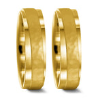 Partnerring 750/18K geel goud
