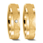 Partnerring 750/18K geel goud