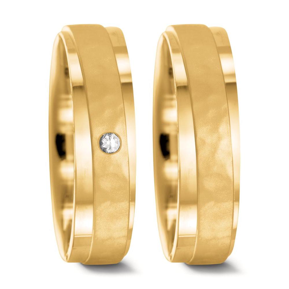 Partnerring 750/18K geel goud