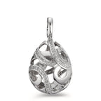 Hanger 750/18K witgoud Diamant 0.30 ct, 62 Steen, w-si