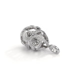 Hanger 750/18K witgoud Diamant 0.30 ct, 62 Steen, w-si