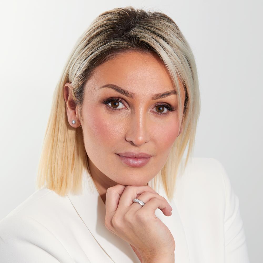 Oorknoppen 750/18K witgoud Diamant wit, 0.50 ct, 2 Steen, [Brillant], w-si Ø4 mm