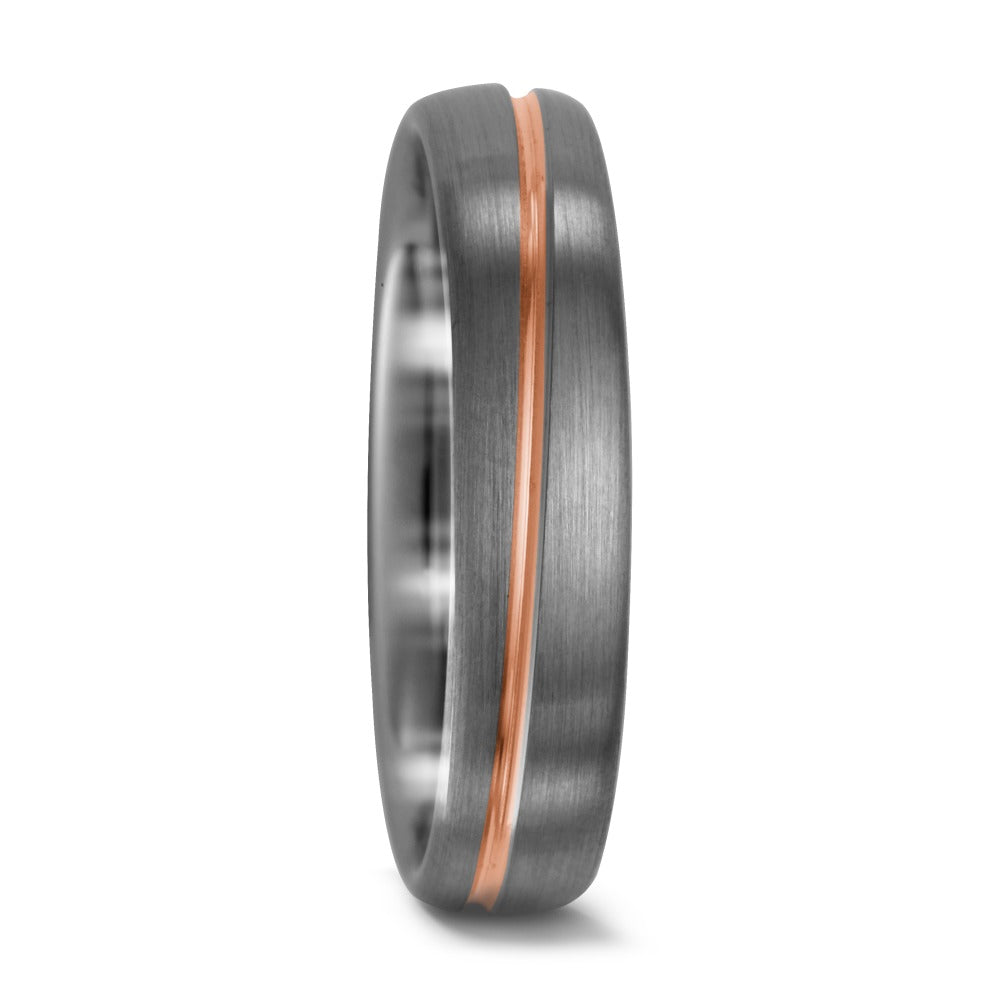 Partnerring 500 Palladium, 750/18K rood goud