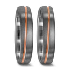 Partnerring 500 Palladium, 750/18K rood goud