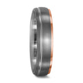 Ring 950 Palladium, 750/18K rood goud