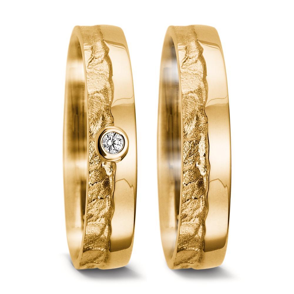 Partnerring 750/18K geel goud